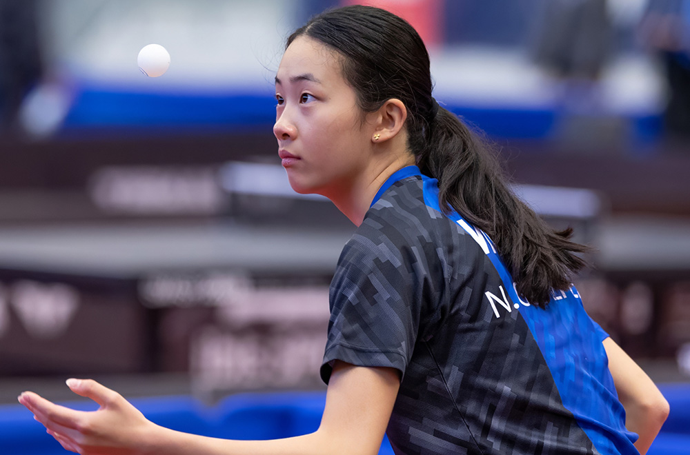 Nina Guo Zheng (Prancis) menjadi juara Tunggal Putri U19 di WTT Youth Contender Metz 2024, bermain di hadapan penonton tuan rumah.
