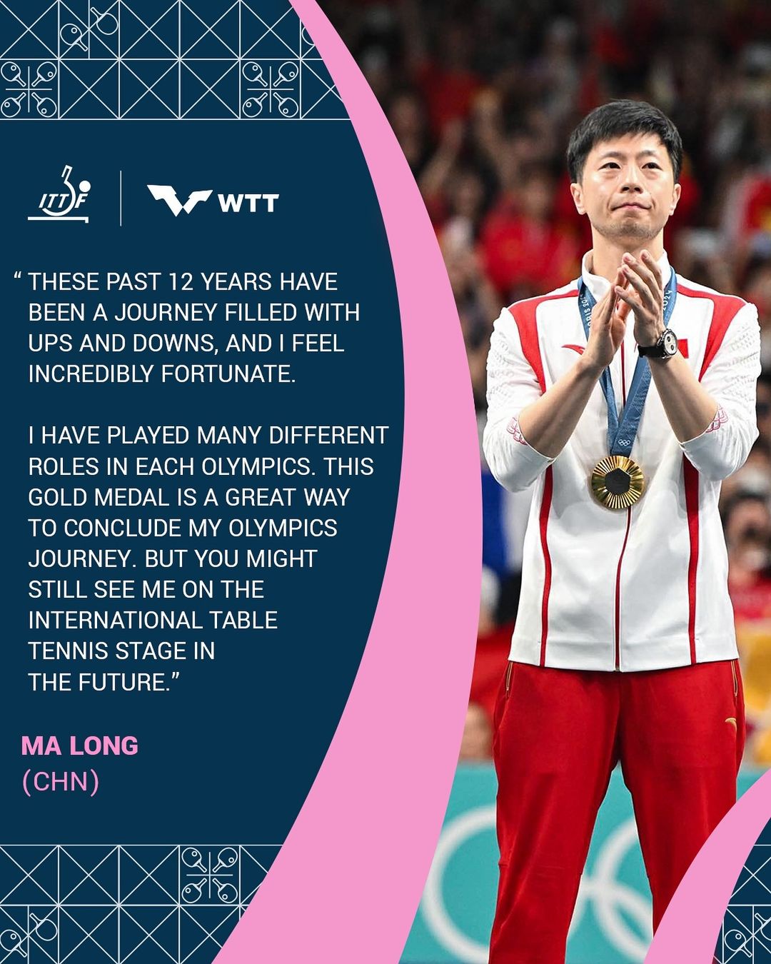 Penggemar Beri Penghormatan Emosional kepada Ma Long, Sang Legenda Tenis Meja, di Penghujung Karier Olimpiade