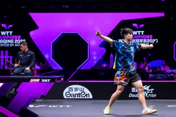 Nicholas Lum raih kemenangan perdana di WTT Champions Chongqing 2026 usai kalahkan Darko Jorgic.