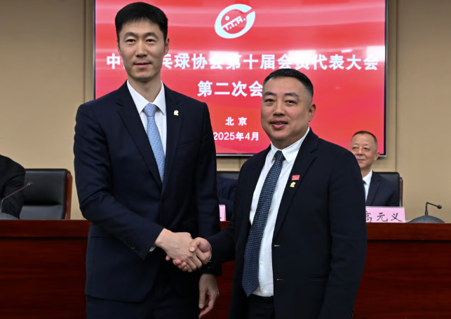Wang Liqin mengambil alih jabatan sebagai presiden Chinese Table Tennis Association dari Liu Guoliang pada April tahun lalu. (Xinhua)