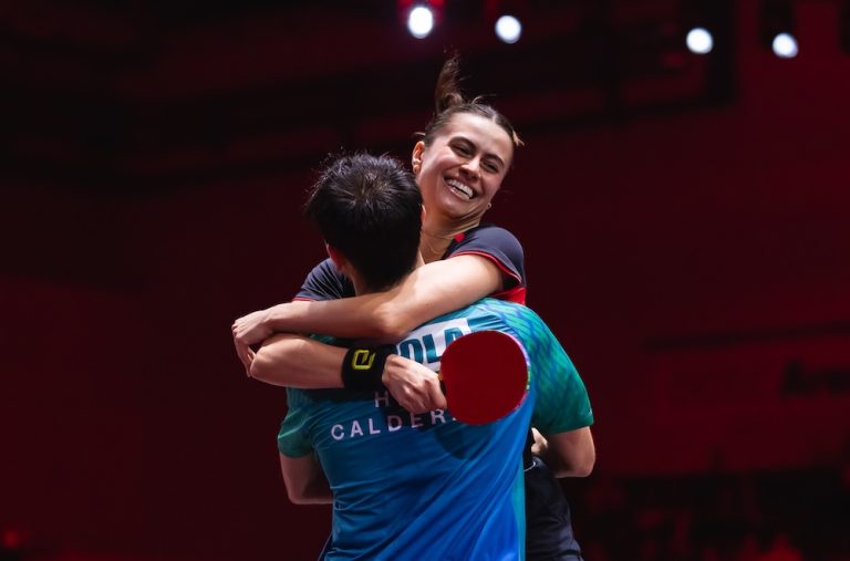 Bruna Takahashi/Hugo Calderano juara Ganda Campuran Singapore Smash 2026, ukir sejarah non-Asia pertama.