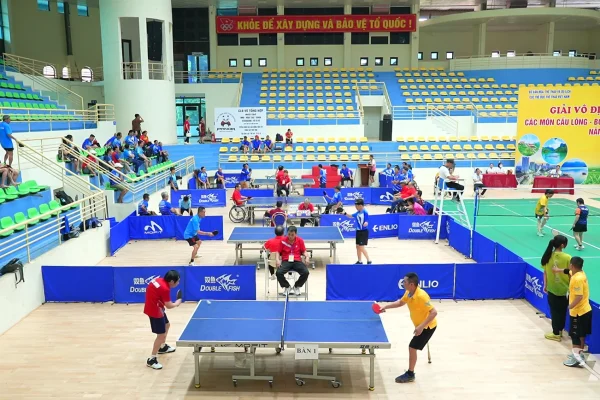 Thai Nguyen tuan rumah Kejuaraan Nasional Tenis Meja Disabilitas 2026.