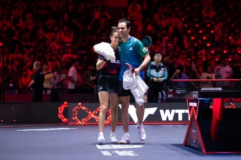 Bruna Takahashi dan Hugo Calderano