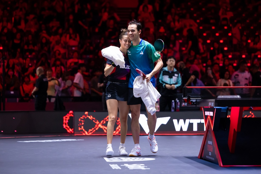 Bruna Takahashi dan Hugo Calderano