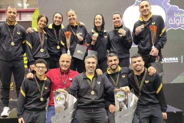 Timnas Tenis Meja Mesir sapu bersih medali emas di Kejuaraan Afrika Utara