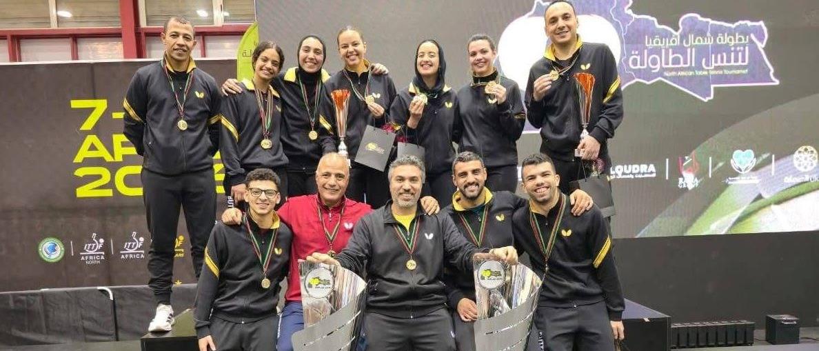Timnas Tenis Meja Mesir sapu bersih medali emas di Kejuaraan Afrika Utara