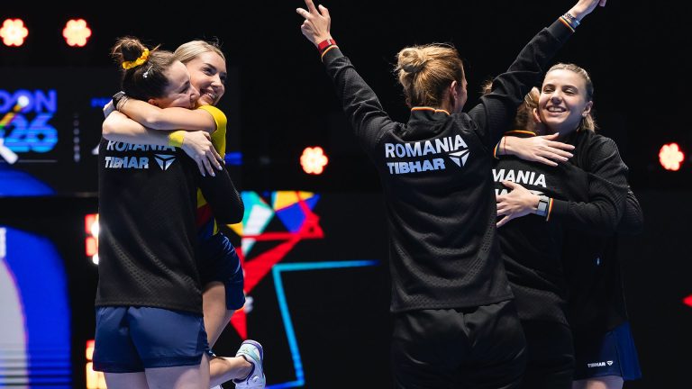 Romania Pastikan Medali usai Kalahkan Prancis di Perempat Final Kejuaraan Dunia Tenis Meja